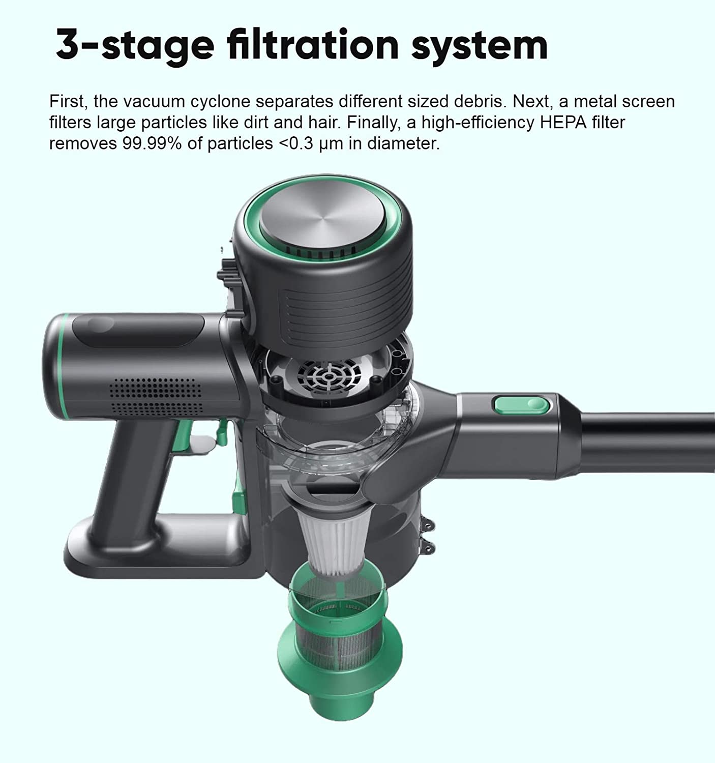 Alternative view of (Refurbished) Wyze Cordless Vacuum (First Generation)