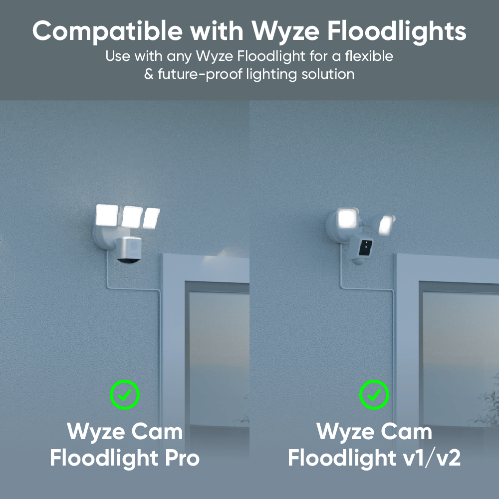 Alternative view of Wyze Cam Floodlight Plug In Mount