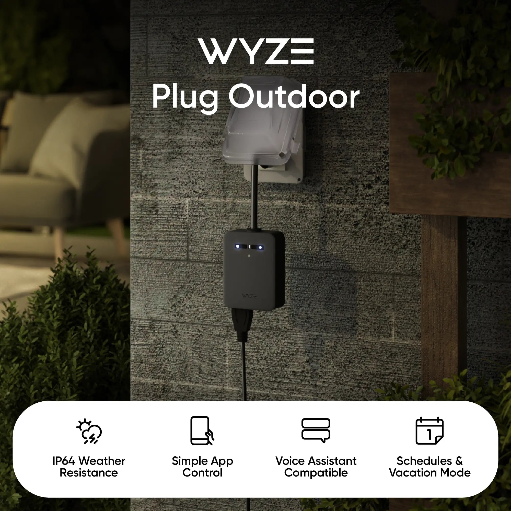 Alternative view of Wyze Plug Outdoor