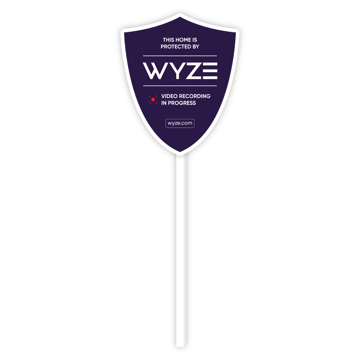 Alternative view of Wyze Security Yard Sign