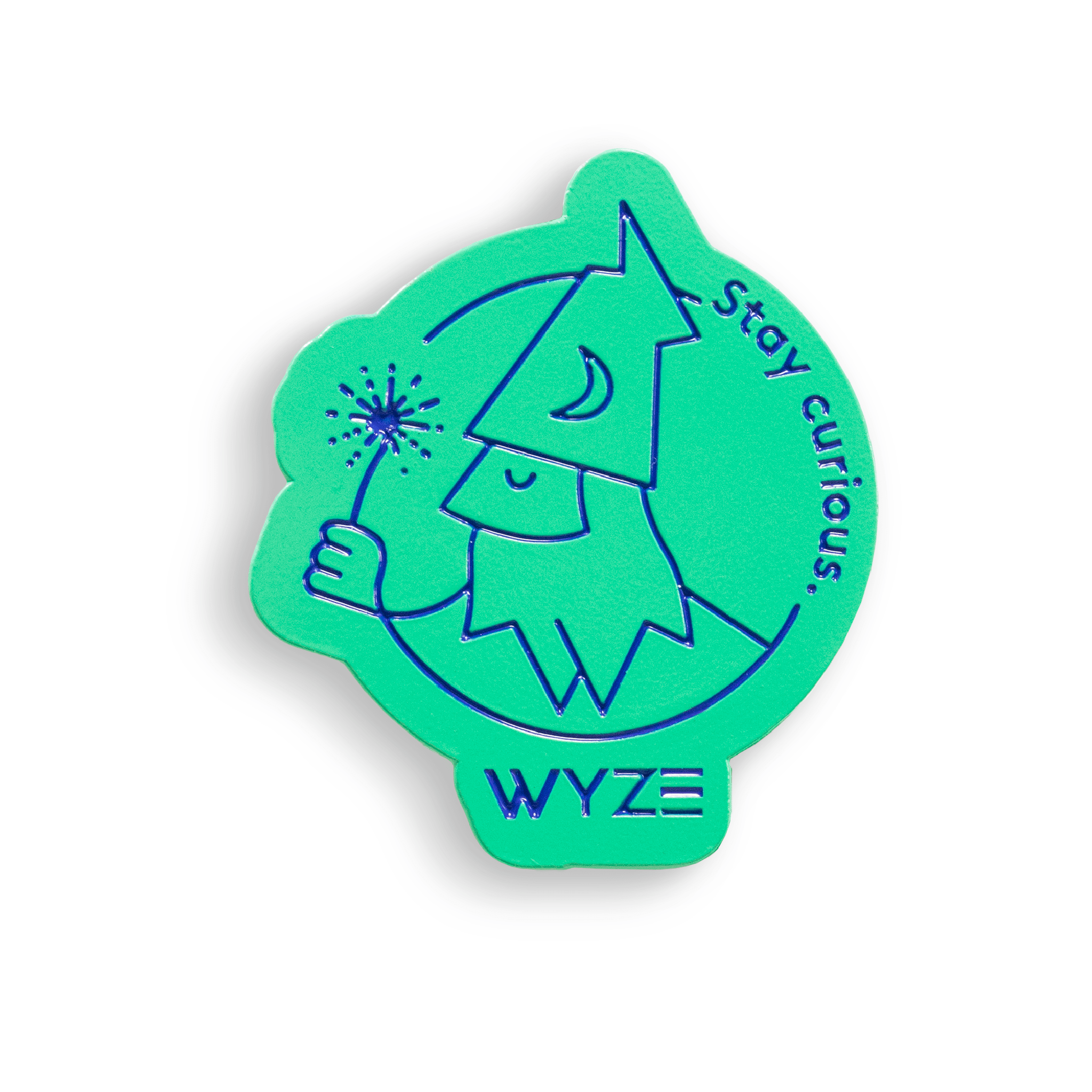 Alternative view of Wyze "Stay Curious" Wizard Pin